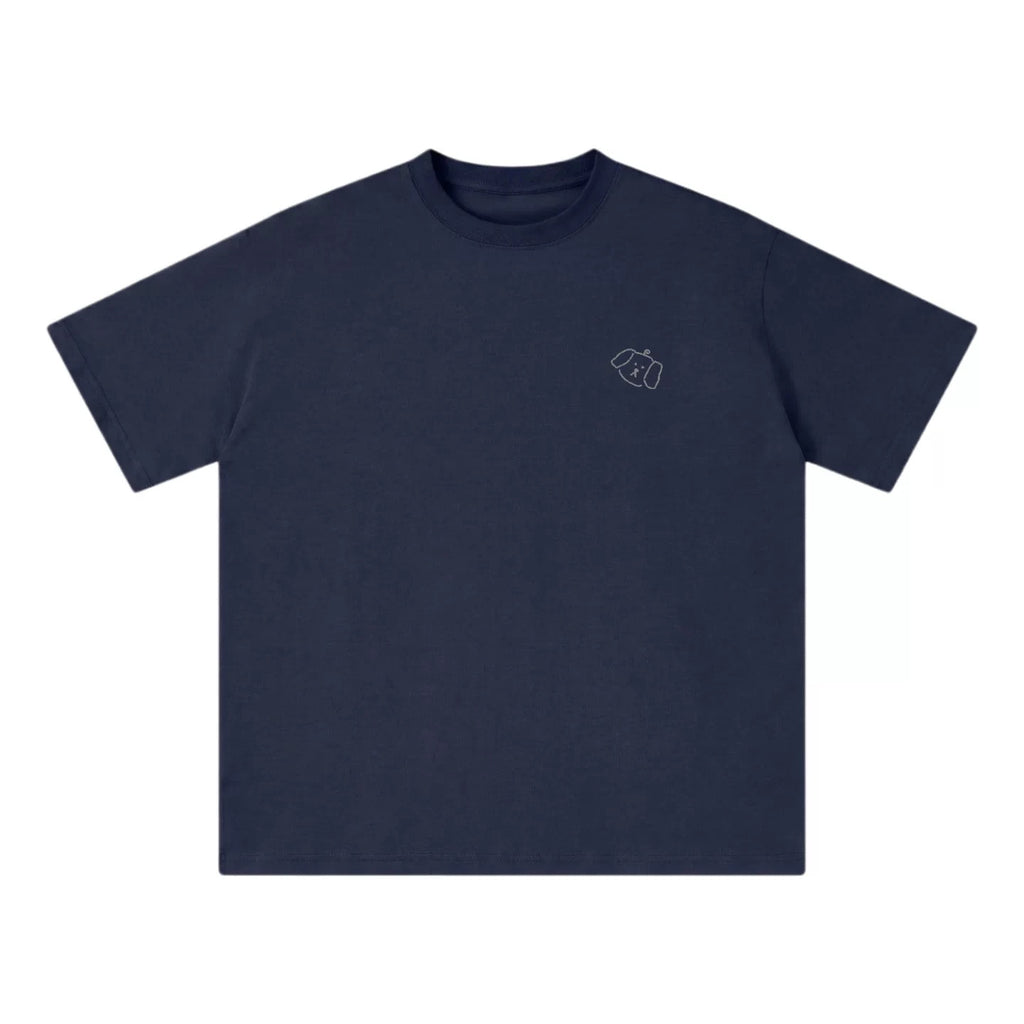 Wipe Away No Plan tee in Slow Swing — oversized cotton tee with chest logo
