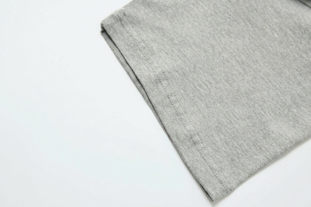 Hand-Printed Tee — "No Plan ZZZ" Graphic