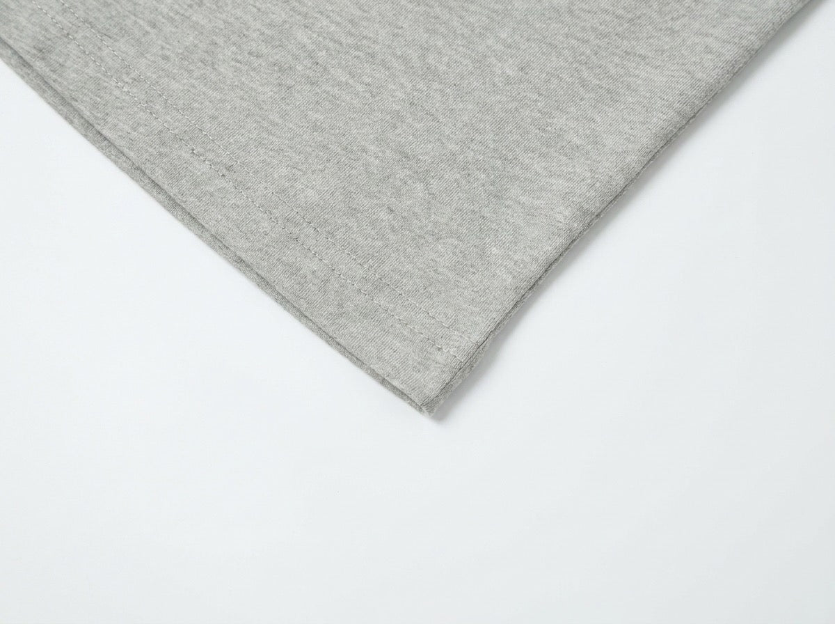 Hand-Printed Tee — "No Plan ZZZ" Graphic