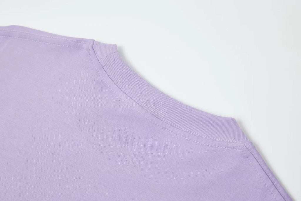 Hand-Printed Tee — "Relax Star" Graphic