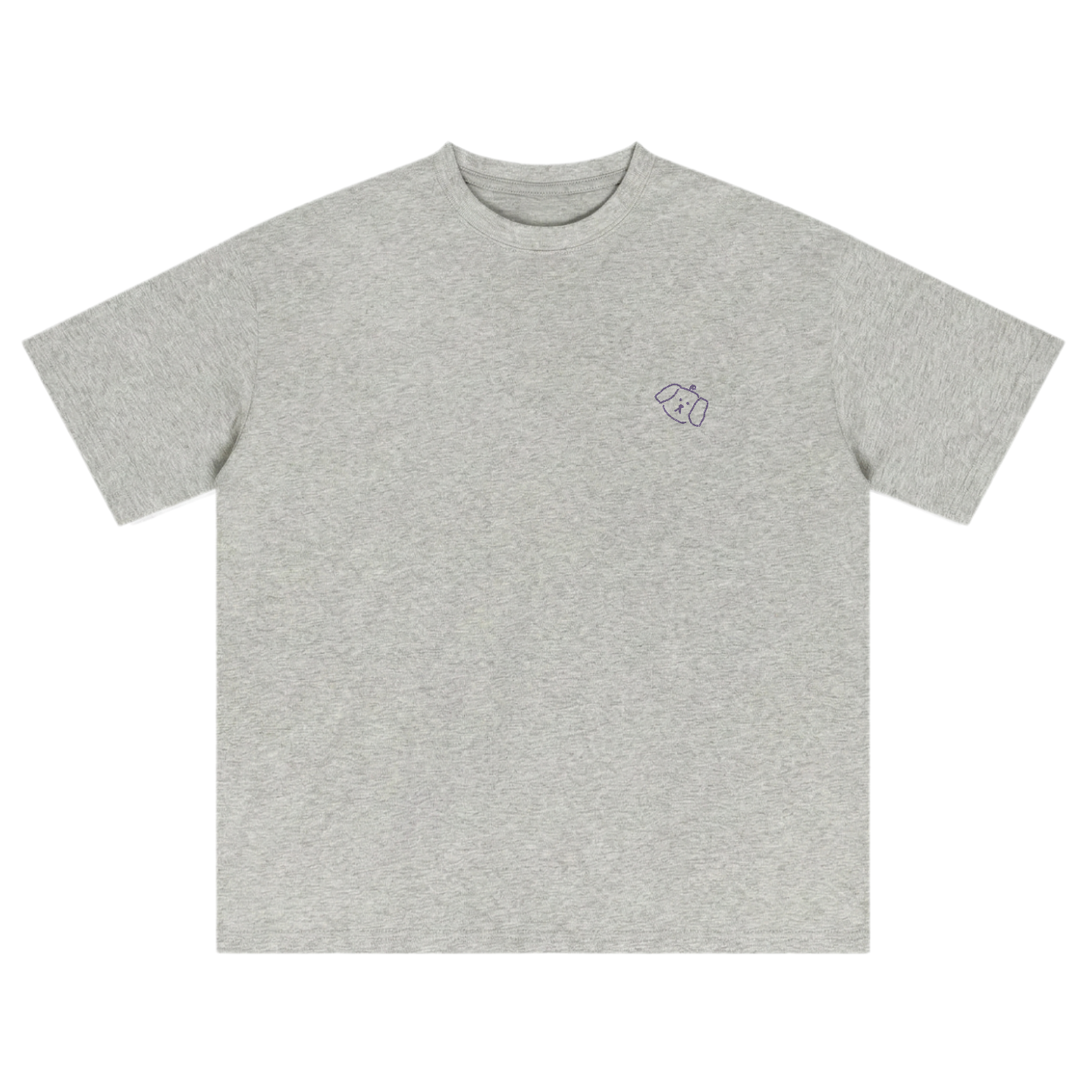 Hand-Printed Tee — "Relax Star" Graphic