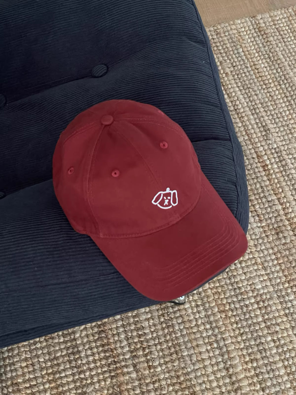 Classic Puppy Embroidered Cap