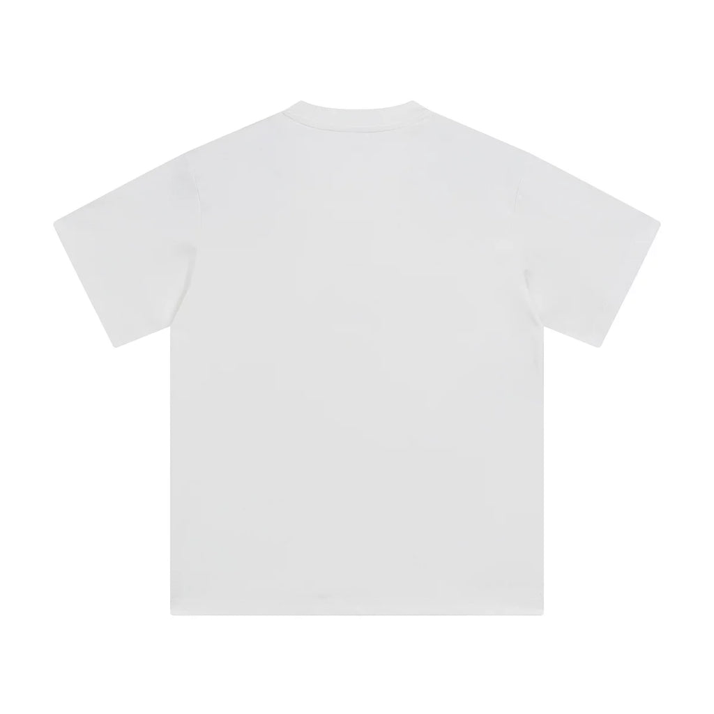 Hand-Printed Tee — "Home Rules" Apple Graphic