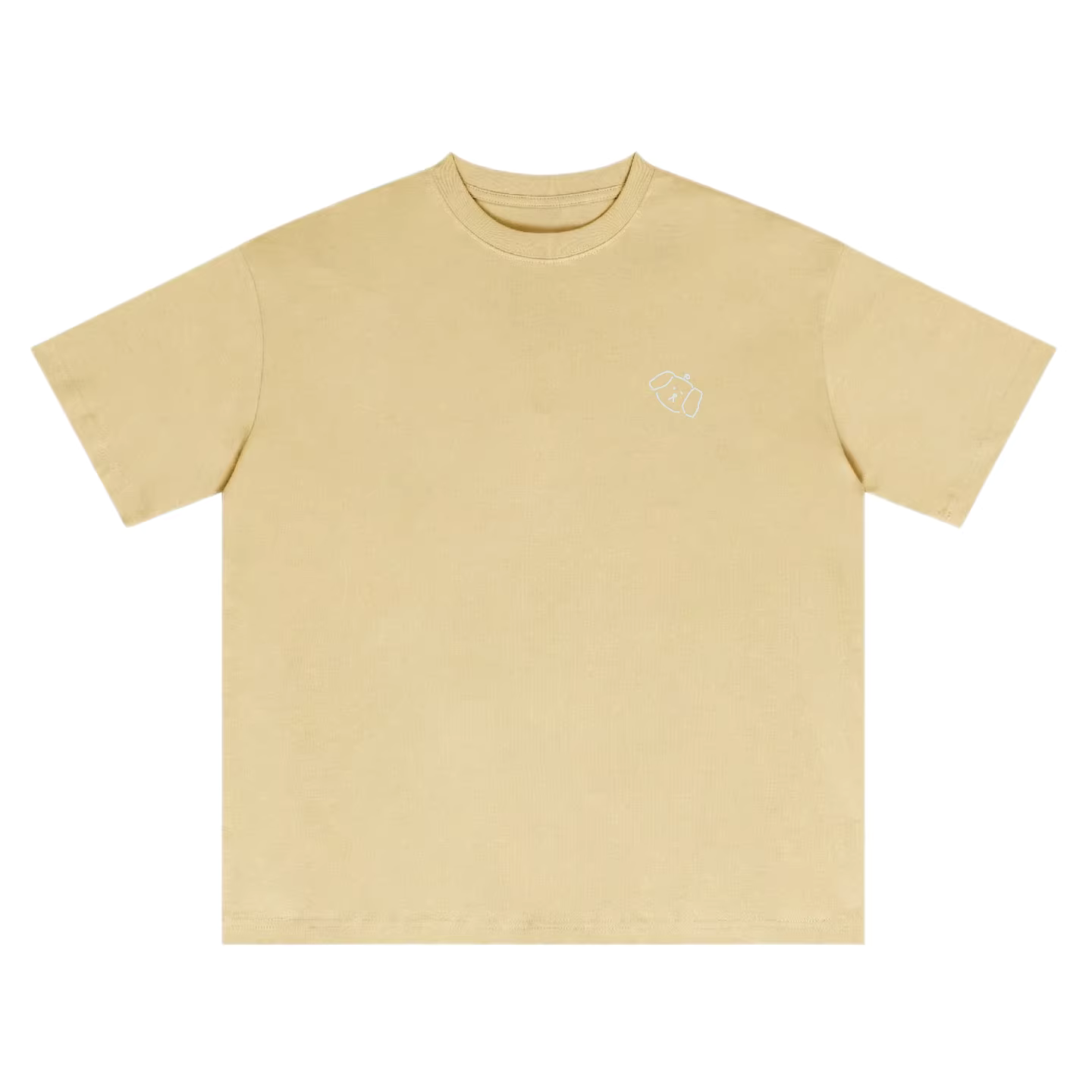 Essential Puppy Minimalist Oversized Cotton Tee