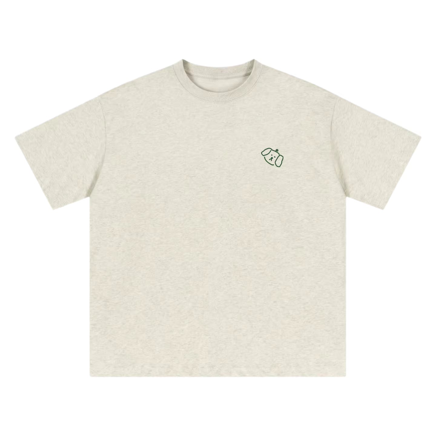 Essential Puppy Minimalist Oversized Cotton Tee