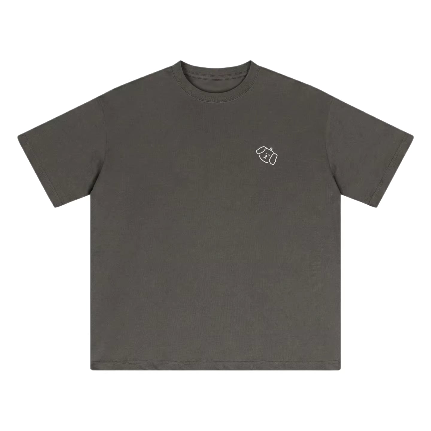 Essential Puppy Minimalist Oversized Cotton Tee