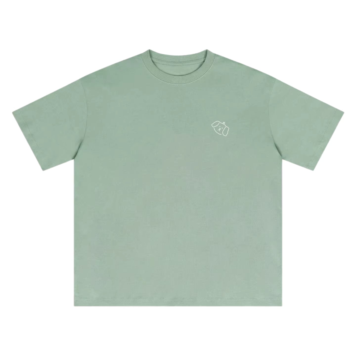 Essential Puppy Minimalist Oversized Cotton Tee