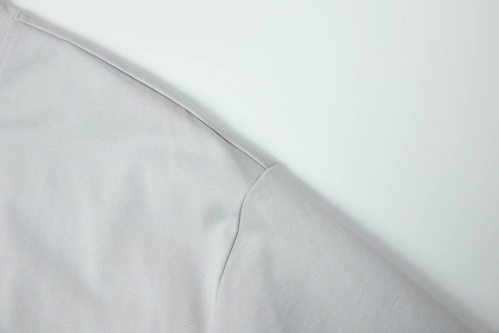 Hand-Printed Tee — "No Plan Today" Minimal Graphic